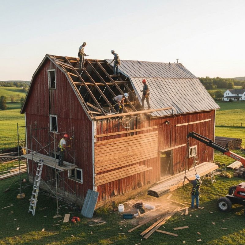 Barn Roof Construction